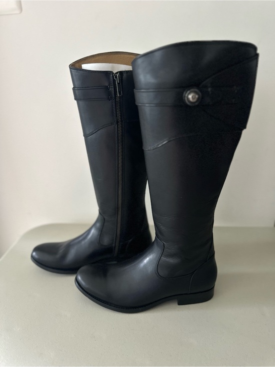 Frye Shoes - NIB Frye Molly Button Tall Boots BLACK 7M NIB